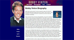 Desktop Screenshot of bobbyvinton.com